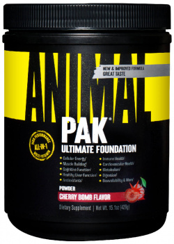 Витаминно минеральный комплекс Animal Pak со вкусом вишни  429 г Universal Nutrition
