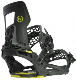Крепление для сноуборда Nidecker Muon R Rental Black Yellow  год 2023 размер M