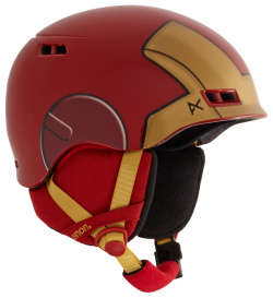 Шлем Anon Burner Ironman  размер L Детский защитный с потрясающим принтом в