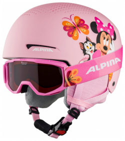 Шлем Alpina Zupo Disney Set Minnie + маска  год 2022 размер 48 52см