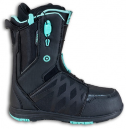 Ботинок для сноуборда Atom Freemind Black/Aquamarine  год 2023 размер 38