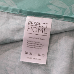 Комплект постельного белья 2 спальный  светло зелёный Respect