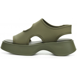 Зеленые сандалии из текстиля Respect 