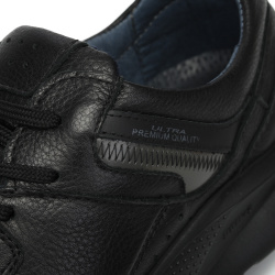 Черные кроссовки из кожи RSP LAB