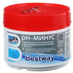 Средство для понижения уровня pH минус воды в бассейне гранулах  500 г / очистки и дезинфекции Bestway B1909208