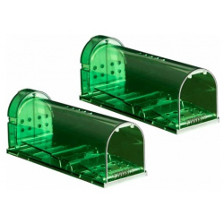 Набор живоловок мышеловок  зеленый ABS пластик REXANT 71 0101