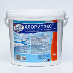 Дезинфицирующее средство для бассейнов Маркопул Кемиклс "Хлоритэкс" в таблетках  4 кг