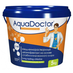 Таблетки для бассейна AquaDOCTOR C 90T  5 л Расход: Необходимо дозировать