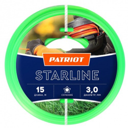 Леска (корд) PATRIOT Starline звезда 3 мм 15 м 10 шт 