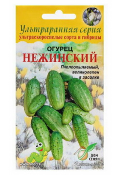 Семена Огурец "Нежинский"  10 шт Дом семян
