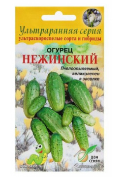 Семена Огурец "Нежинский"  10 шт Дом семян В комплекте 2