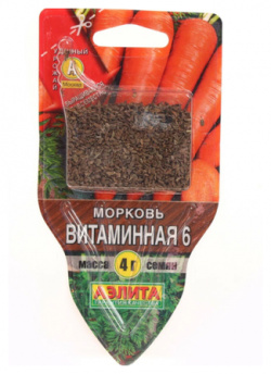 Семена Агрофирма АЭЛИТА Сеялка Плюс Морковь Витаминная 6  4 г