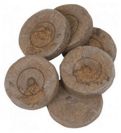 Jiffy Торфяные таблетки 7 41 мм  4 1 см 40 шт коричневый