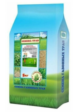 Газон Детская Лужайка 5 кг / семена газона для дачного участка газонная трава смесь многолетний натуральный универсальный АгроСидсТрейд 
