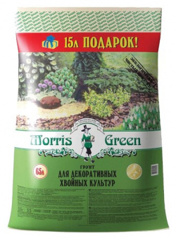Грунт Morris Green для декоративных хвойных культур  65 л 24 кг