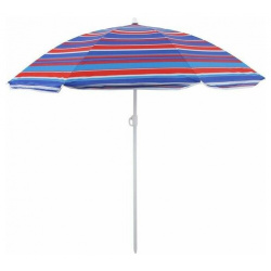 Зонт пляжный «Модерн» с серебряным покрытием  d=160 cм h=170 см микс Maclay