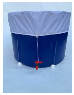 Емкость (бочка/бак) 3в1 ПВХ Garden 250 л складная для воды крышка и кран 