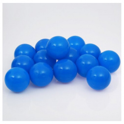 Шарики для сухого бассейна с рисунком  диаметр шара 7 5 см набор 500 штук цвет синий Соломон