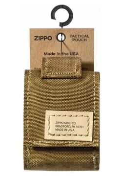 Чехол для зажигалки Zippo 48401 с фиксатором на ремень песочный Нейлоновый