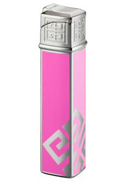 Зажигалка газовая GIVENCHY G16 Dia Silver Pink Lacquer  GV 1621 Нет бренда