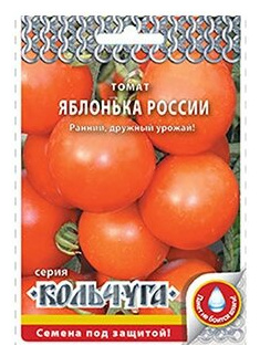 Семена Русский Огород Кольчуга Томат Яблонька России 0 2 г 