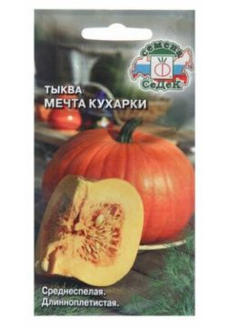 Семена Тыква "Мечта Кухарки"  1 5 г (комплект из 58 шт) СеДек