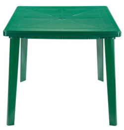 Стол обеденный садовый  Стандарт Пластик квадратный ДхШ: 80х80 см зеленый