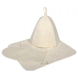 Hot Pot Набор из 3 х предметов: шапка  коврик рукавица шт 33 см 2 0 кг бежевый