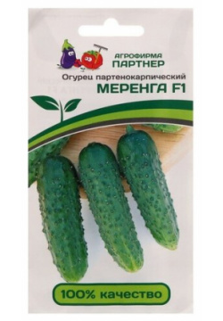 Семена огурец партенокарпический Меренга  F1 5 шт АГРОФИРМА ПАРТНЕР