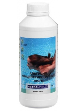 AstralPool Альгицид концентрированный для предотвращения роста и уничтожения водорослей в бассейнах  1 л
