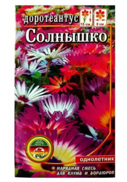 Семена Цветов Доротеантус Солнышко однолетник 0 2гр Русские 