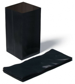 Пакет для рассады  3 л 11 × 30 см полиэтилен толщиной 60 мкм с перфорацией чёрный Greengo(50 шт ) Greengo