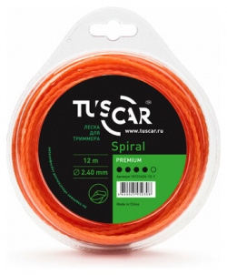 Леска (корд) TUSCAR Spiral Premium 2 4 мм 12 м 