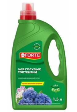 Удобрение для голубых гортензий и цветущих кустарников Bona Forte жидкое 1 5 л 