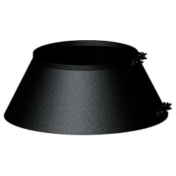 Дымоход Schiedel Permeter 25 Уплотнительная манжета от дождя (⌀ 130/180 мм)(Черный цвет) 