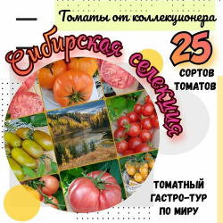 Семена томатов  25 сортов Сибирской селекции томатный гастро тур по миру Сити Огород