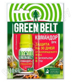Средство от насекомых вредителей флакон Грин Бэлт Командор 10 мл 01 530 Green Belt 