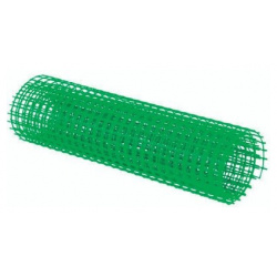 Сетка садовая  заборная пластиковая ячейка 30х25мм ширина 1000мм длина 5м Цвет зеленый СТАН