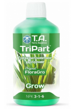 Удобрение минеральное для вегетации Terra Aquatica TriPart Grow 0 5 л 