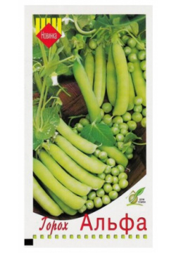 Семена Горох Альфа 2 35шт для дачи  сада огорода теплицы / рассады в домашних условиях Noname