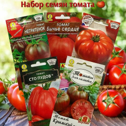 Набор семян овощей для сада и огорода томаты микс сортов 5 уп  Агрофирма АЭЛИТА