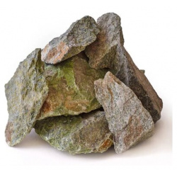 Камни для бани Жадеит Колотый 10 кг  (фракция 80 130 мм ) GARDEN NINJA