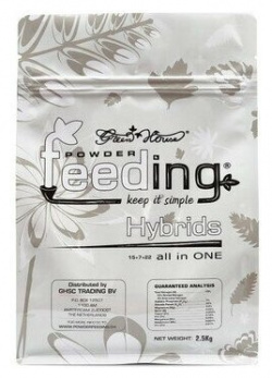 Удобрение Green House Powder Feeding Hybrids 2500 гр  (2 5 кг) Преимущества