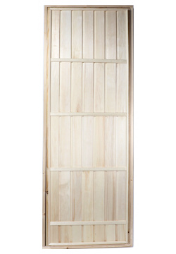 Дверь для бани осина глухая  без петель (1800х700 мм 23 кг) Печник