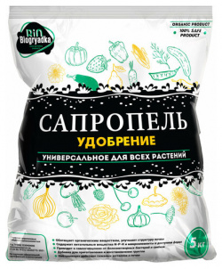Удобрение Biogryadka Сапропель универсальное 5 кг Нет бренда 