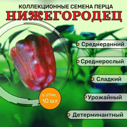 Коллекционные семена перца сладкого Нижегородец СуперГрядка 
