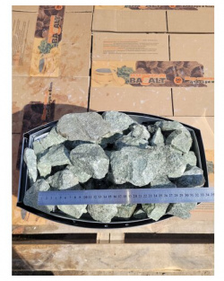 Камни для бани Жадеит колотый 4 8 см упаковка 10 кг www bazalt site 
