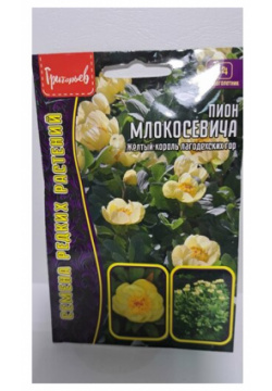 Пион Млокосевича 3 шт редкие семена (2шт в заказе) 