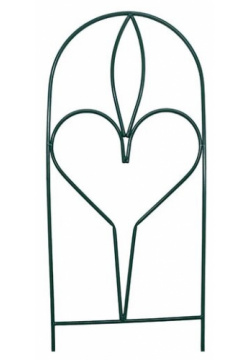 Шпалера садовая металлическая для растений (для сада) Лето малая зелёная  труба d=10мм ЯРМАРКА ТВЕРЬ