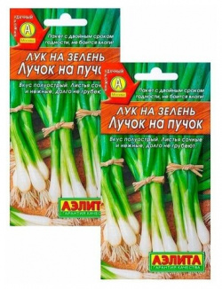 Семена Лук на зелень Лучок пучок 0 5 г (Аэлита)  2 пакетика * Агрофирма АЭЛИТА